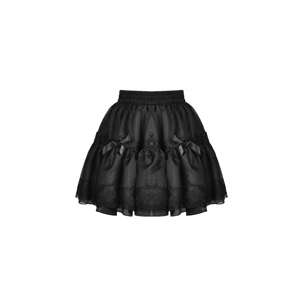 Dark in Love Fringilla Mini Skirt