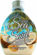 Thats What Sea Said Tanning Bed Lotion Accelerator by DARK TANS EXCLUSIVE | Indoor & Outdoor Tan Enhancer