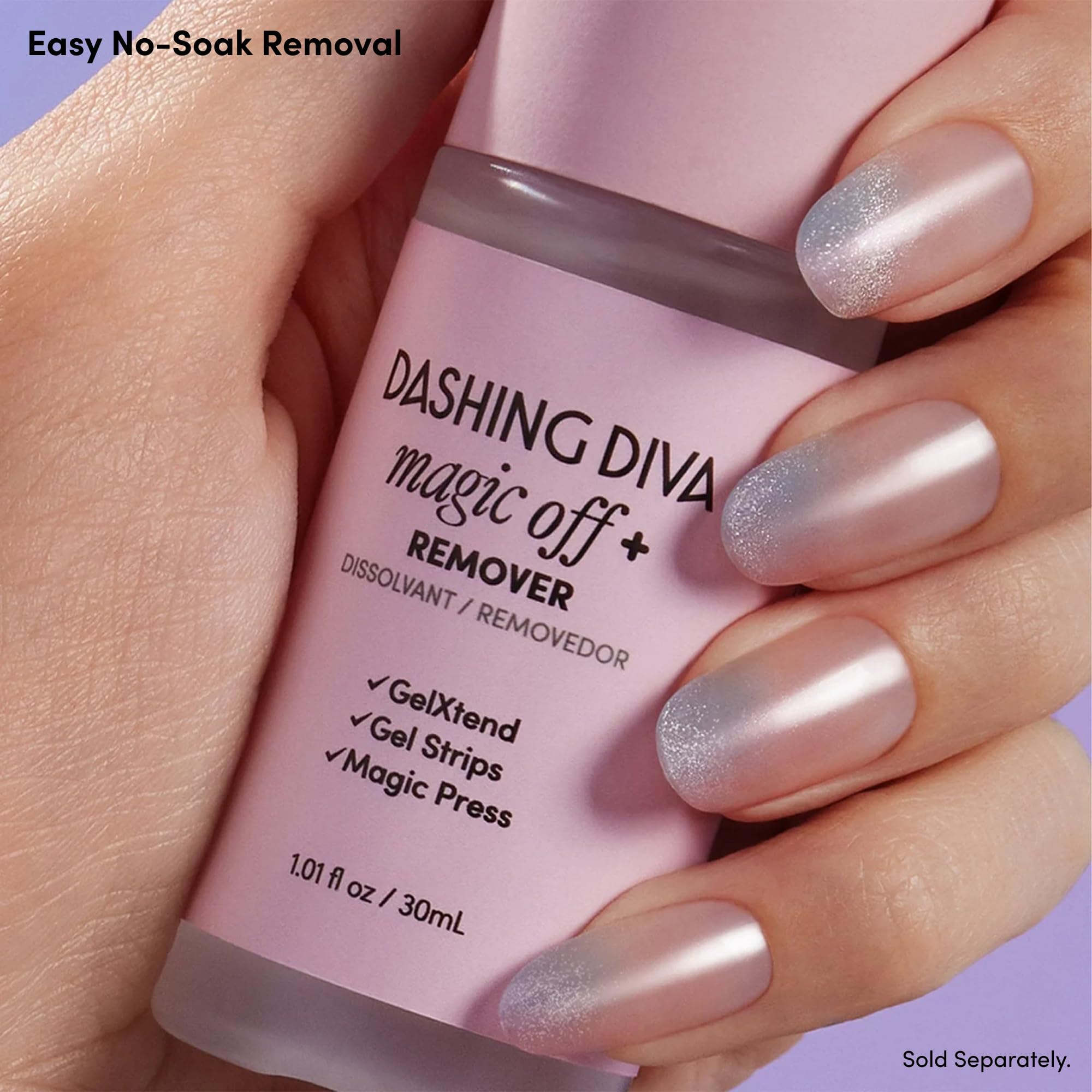 Dashing Diva GelXtend Starter Kit – Clear Long Coffin Nails with LED Lamp
