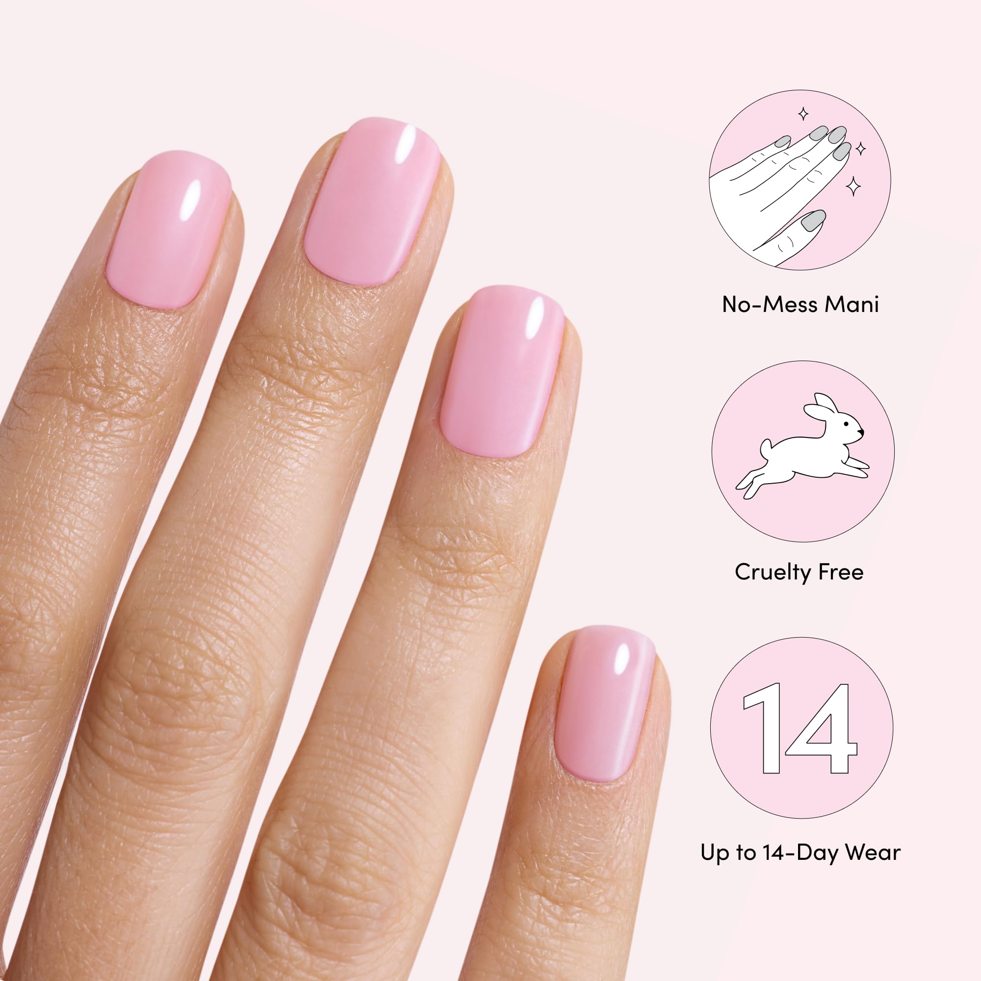 Dashing Diva Gloss Nail Strips Bundle – The Soft Pink Collection (2 Sets)