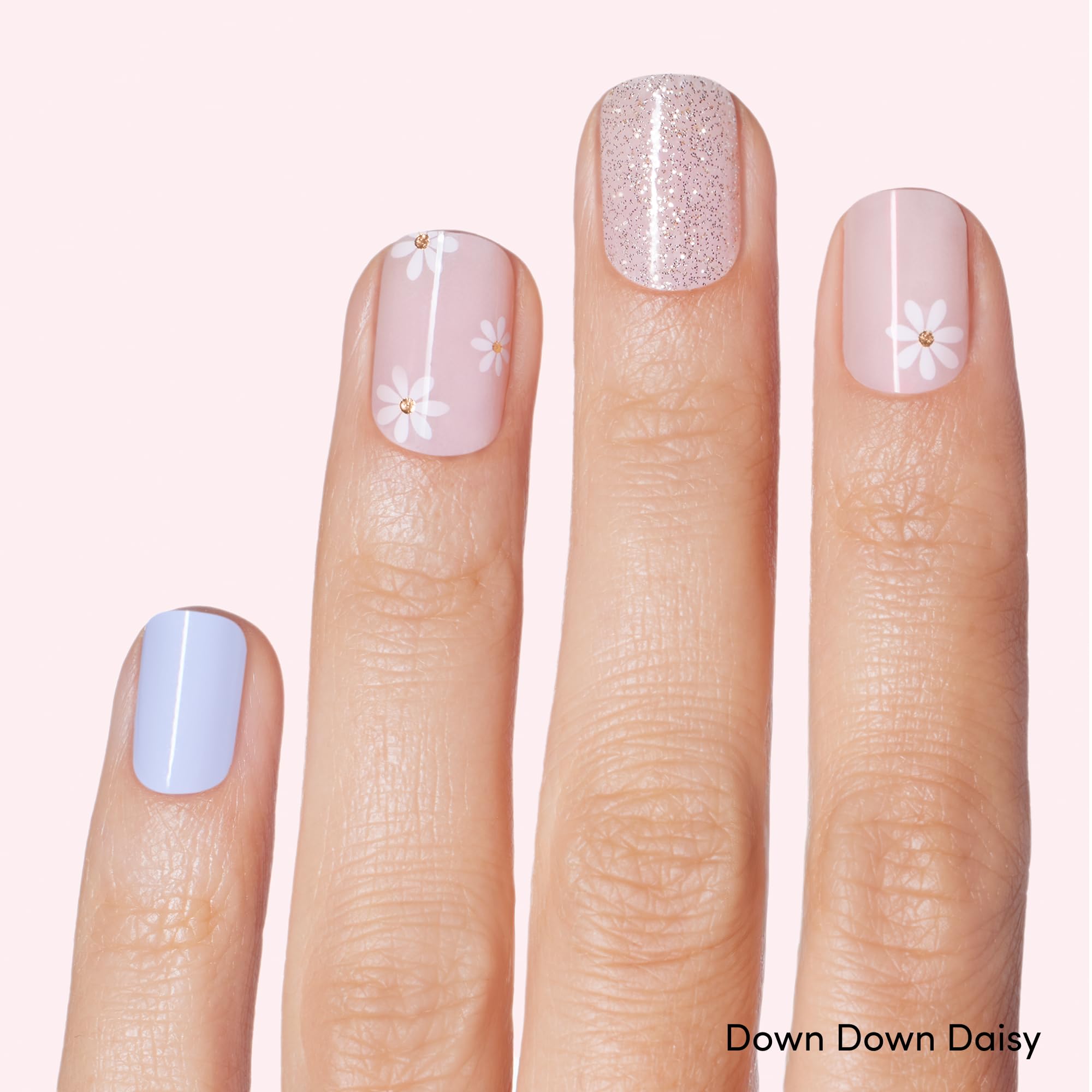 Dashing Diva Gloss Nail Strips Bundle – Pastel Collection: Fairytale Moment & Down Down Daisy
