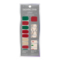 Dashing Diva Gloss Nail Strips Santa Baby | UV Free, Chip-Resistant Gel Finish
