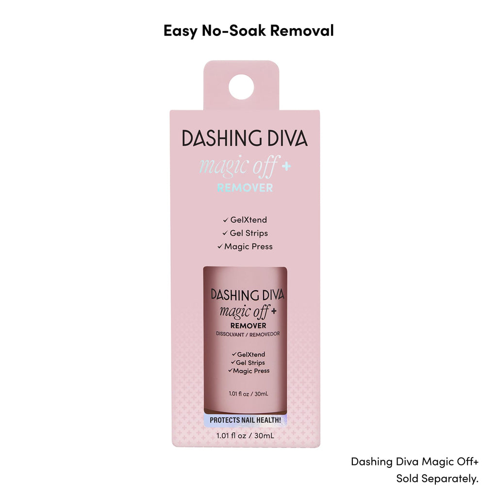 Dashing Diva Gloss Nail Strips 5-in-1 Kit – Best of Blues | UV Free, Chip-Resistant Gel Nail Stickers
