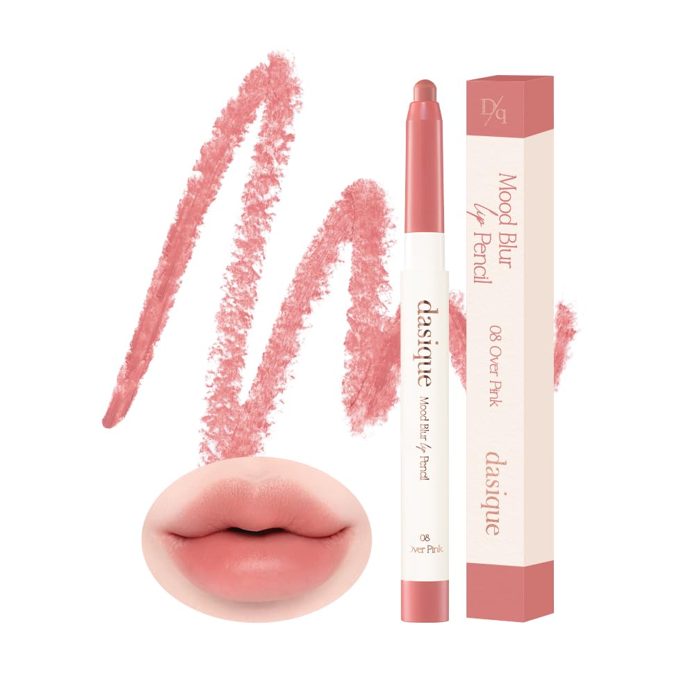 Dasique Blur Lip Pencil Mood - Velvet Matte Color with Subtle Lip Enhancement