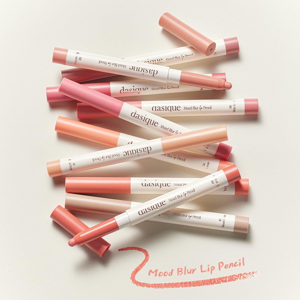 Dasique Blur Lip Pencil Mood - Velvet Matte Color with Subtle Lip Enhancement