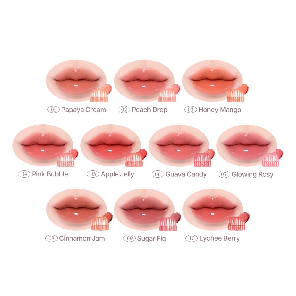 Dasique Chewing Glow Pot #03 Honey Mango — Buildable Jelly Lip & Cheek Color