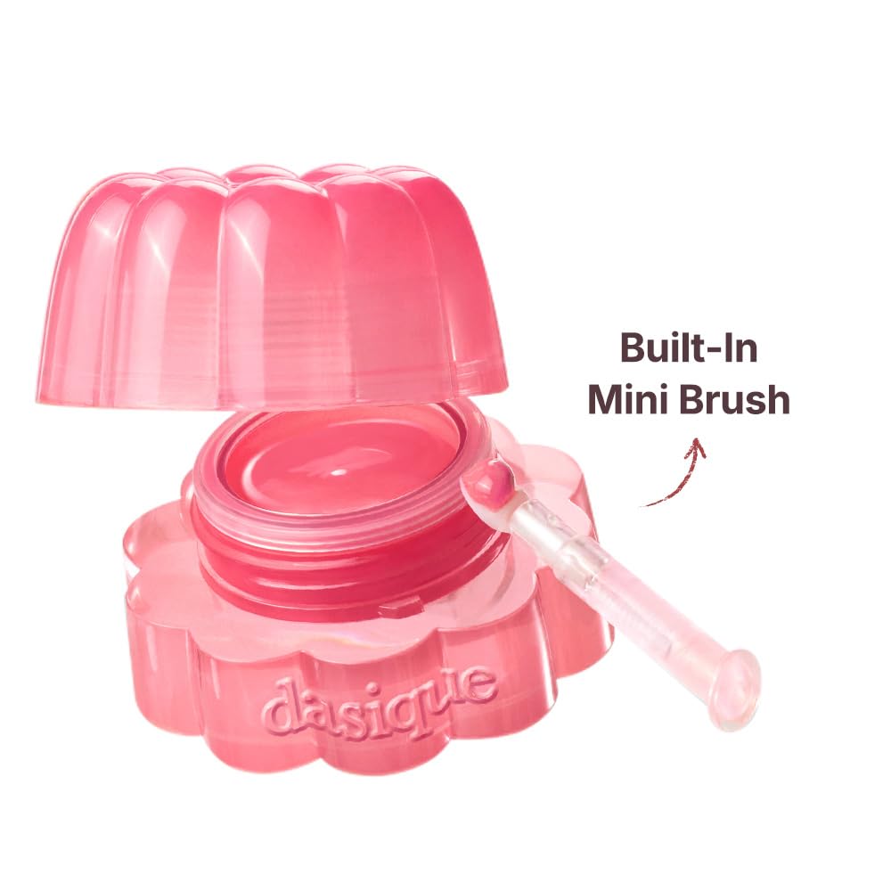 Dasique Chewing Glow Pot #11 Peony Gummy – Buildable Jelly Glow, Bouncy Texture for Lips & Cheeks | K-Beauty