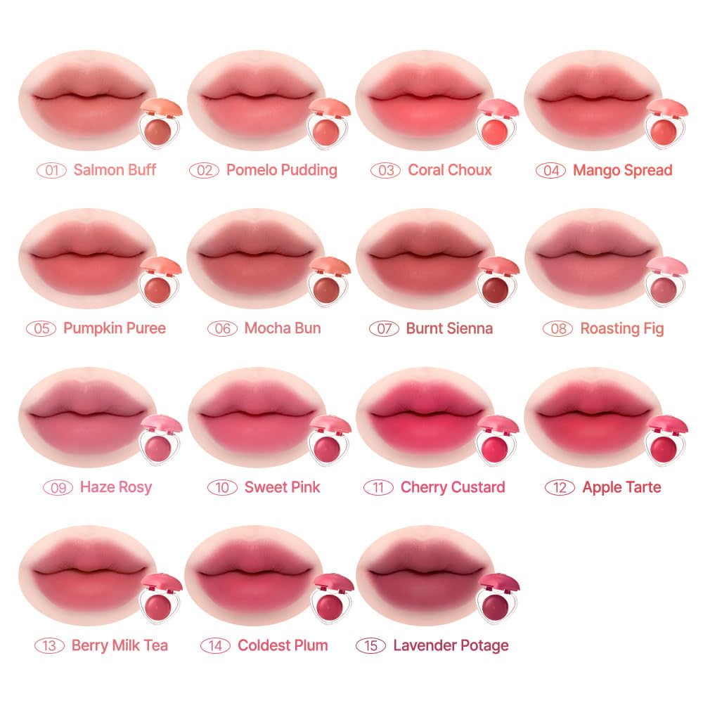 Dasique Souffle Color Pot 06 Mocha Bun | Lip & Cheek Dual-Use Color Pot