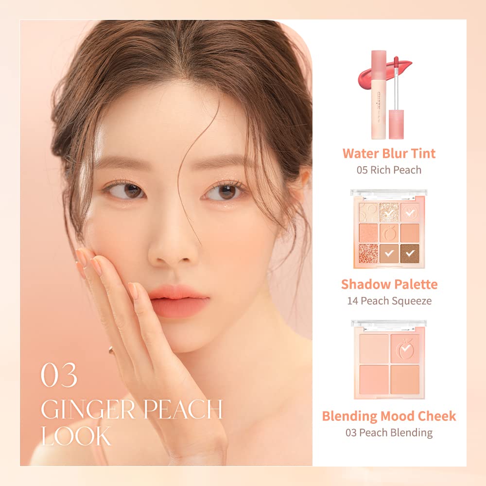 dasique Water Blur Tint #04 Rosy Coral – Vegan, Cruelty-Free, Non-Sticky Lip Tint