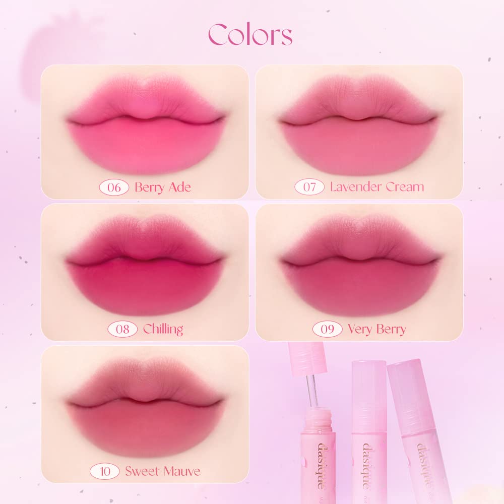 dasique Water Blur Tint #09 Very Berry | Berry Smoothie Collection | Vegan & Cruelty-Free Lip Tint