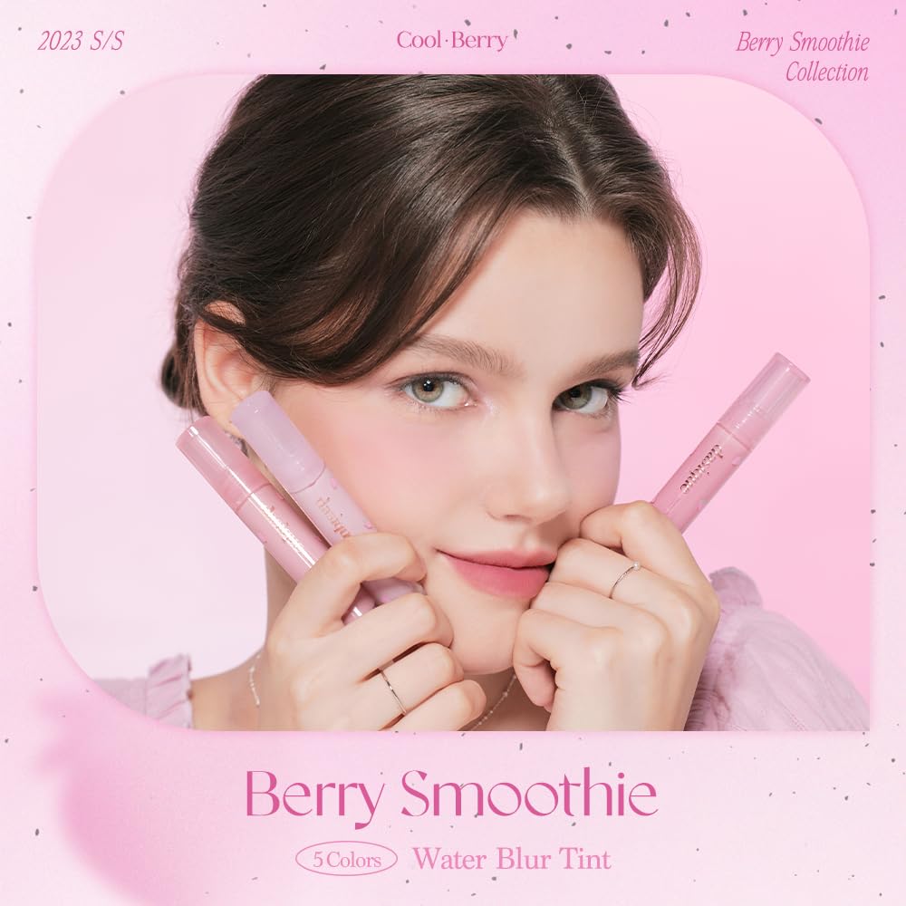 dasique Water Blur Tint #09 Very Berry | Berry Smoothie Collection | Vegan & Cruelty-Free Lip Tint
