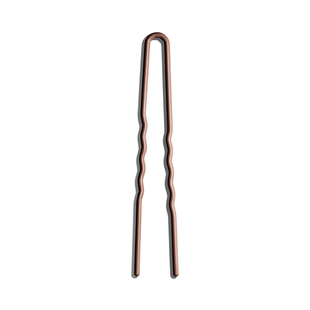 Day Rate Beauty Petite Power Pin (5.5-Inch) – U-Shaped Hair Pin for Buns & Updos – Made in USA (Fawn)