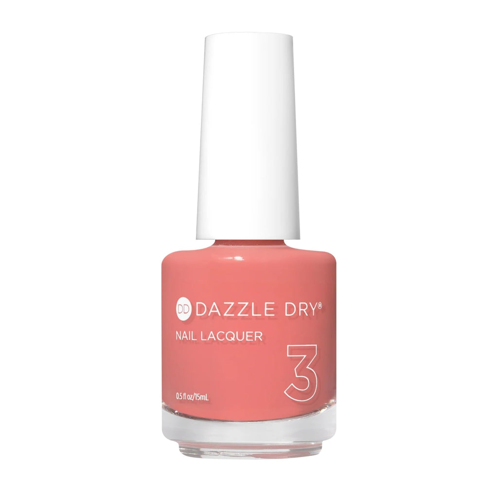 Dazzle Dry Nail Lacquer (Step 3) – Campus Crush – Medium Salmon Mauve Cream (0.5 fl oz)