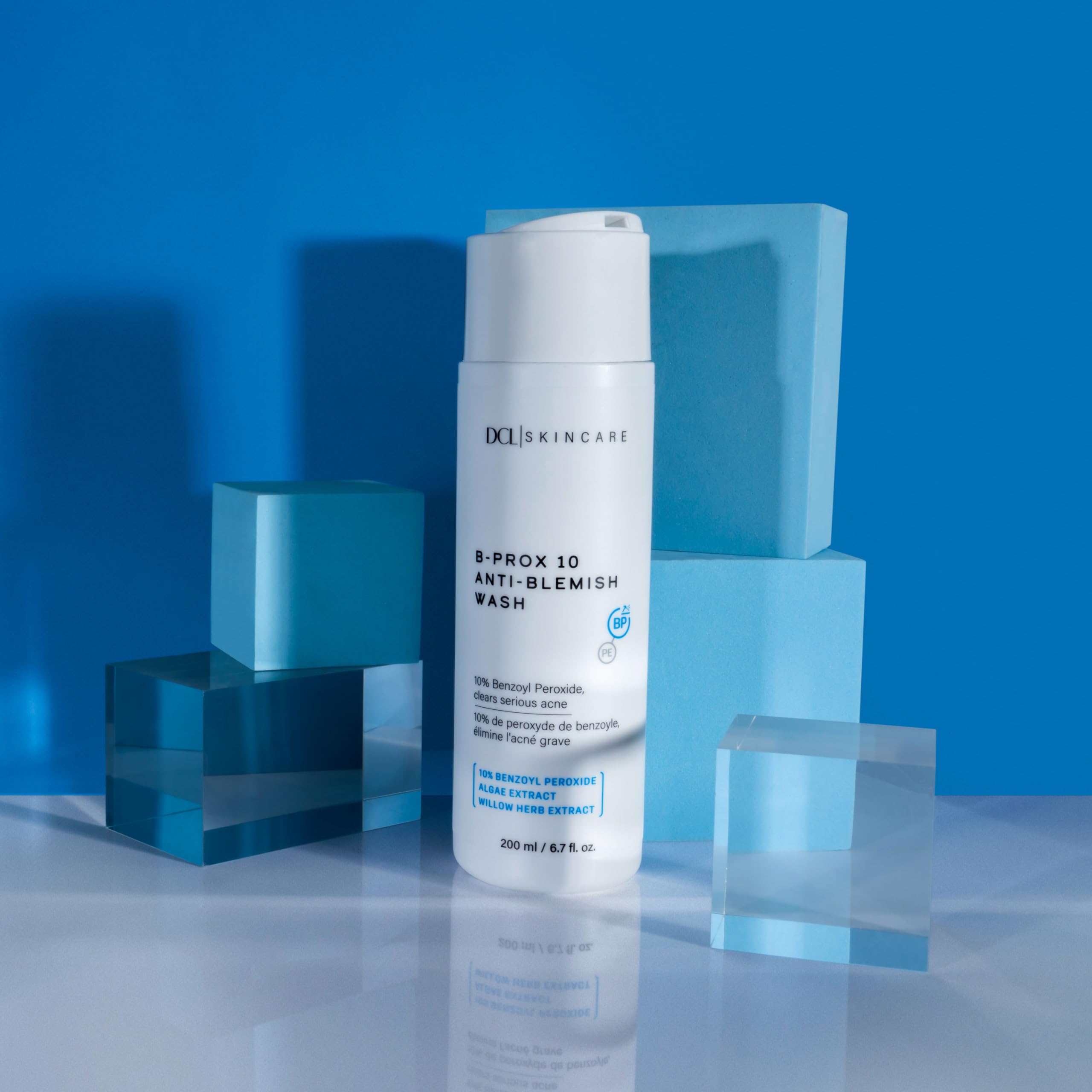 DCL Skincare B Prox Acne Treatment Cleanser — 10% Benzoyl Peroxide, Maximum Strength