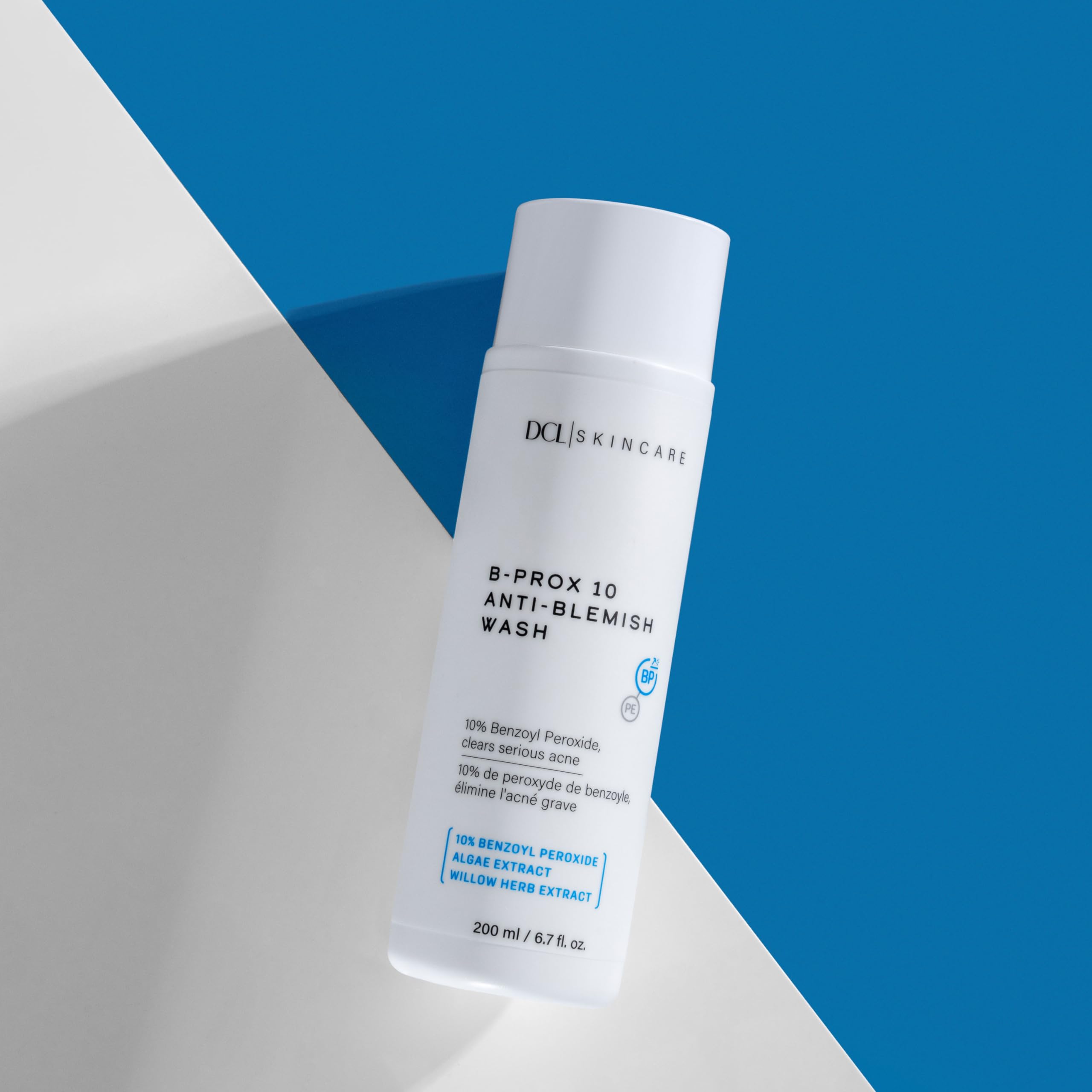 DCL Skincare B Prox Acne Treatment Cleanser — 10% Benzoyl Peroxide, Maximum Strength