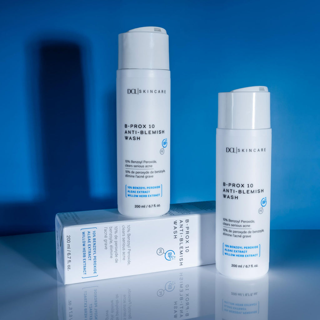 DCL Skincare B Prox Acne Treatment Cleanser — 10% Benzoyl Peroxide, Maximum Strength