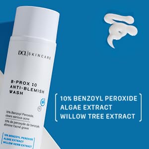 DCL Skincare B Prox Acne Treatment Cleanser — 10% Benzoyl Peroxide, Maximum Strength