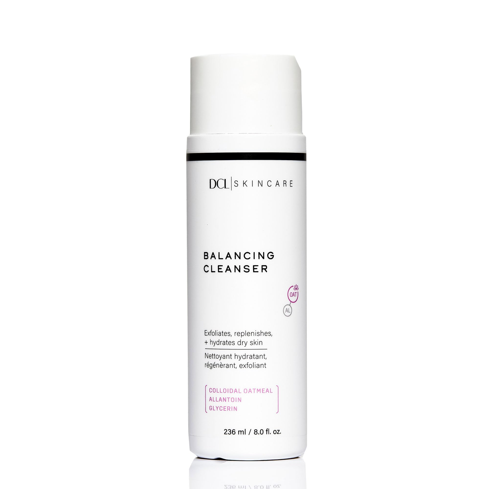DCL Skincare Balancing Cleanser — Clearer, Smoother Skin for Dry & Mature Skin | 8.0 Fl Oz