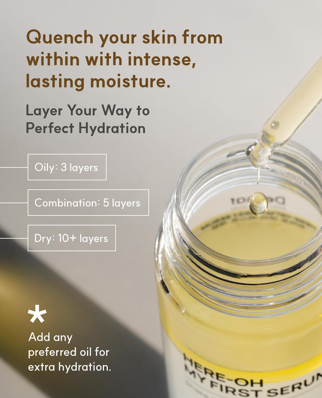 De:maf Here-Oh My Hydrating Serum with Hyaluronic Acid | Glow, Barrier Support
