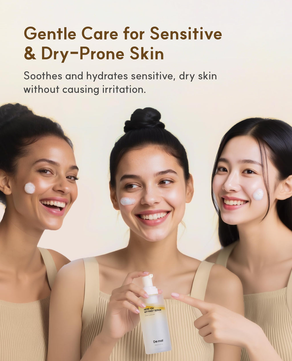 De:maf Here-Oh My Hydrating Serum with Hyaluronic Acid | Glow, Barrier Support