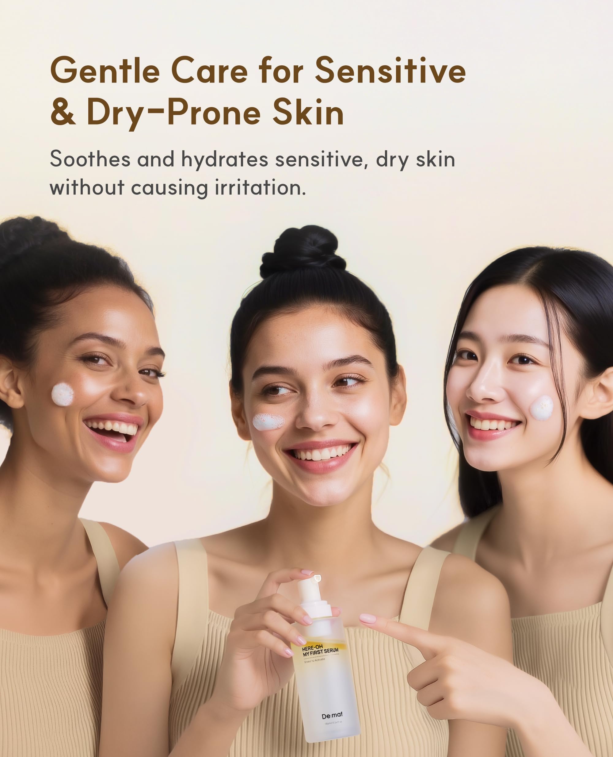 De:maf Here-Oh My Hydrating Serum with Hyaluronic Acid | Glow, Barrier Support
