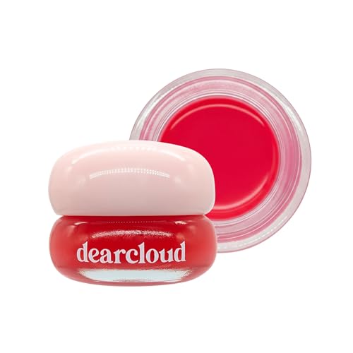 dearcloud Dewy Lip Jam – Hydrating Lip Balm & Gloss with Vitamin E (Deep Cherry)