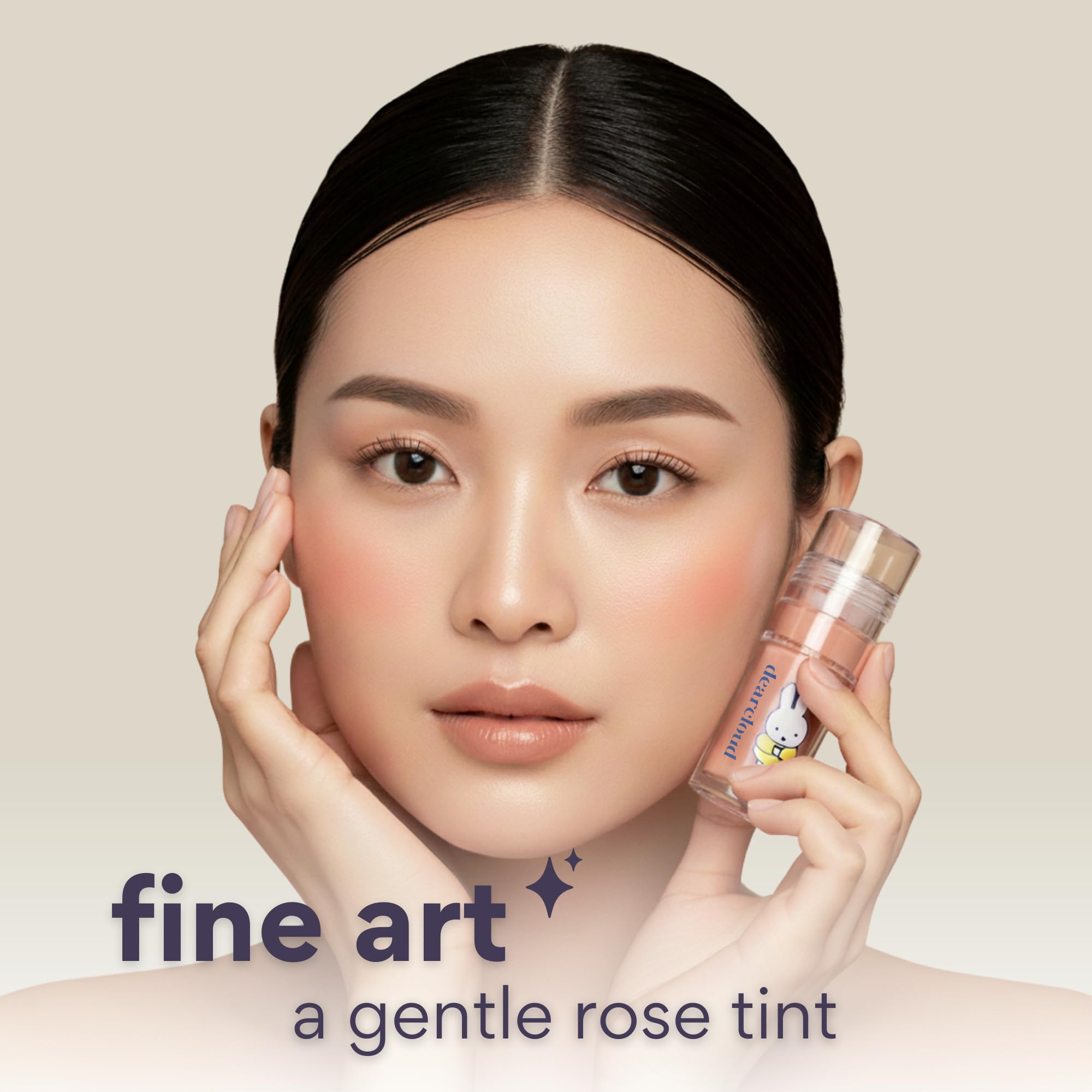 Dearcloud Miffy Gentle Crush Serum Blush – Hydrating Liquid Blush with Hyaluronic Acid | Korean Beauty Makeup
