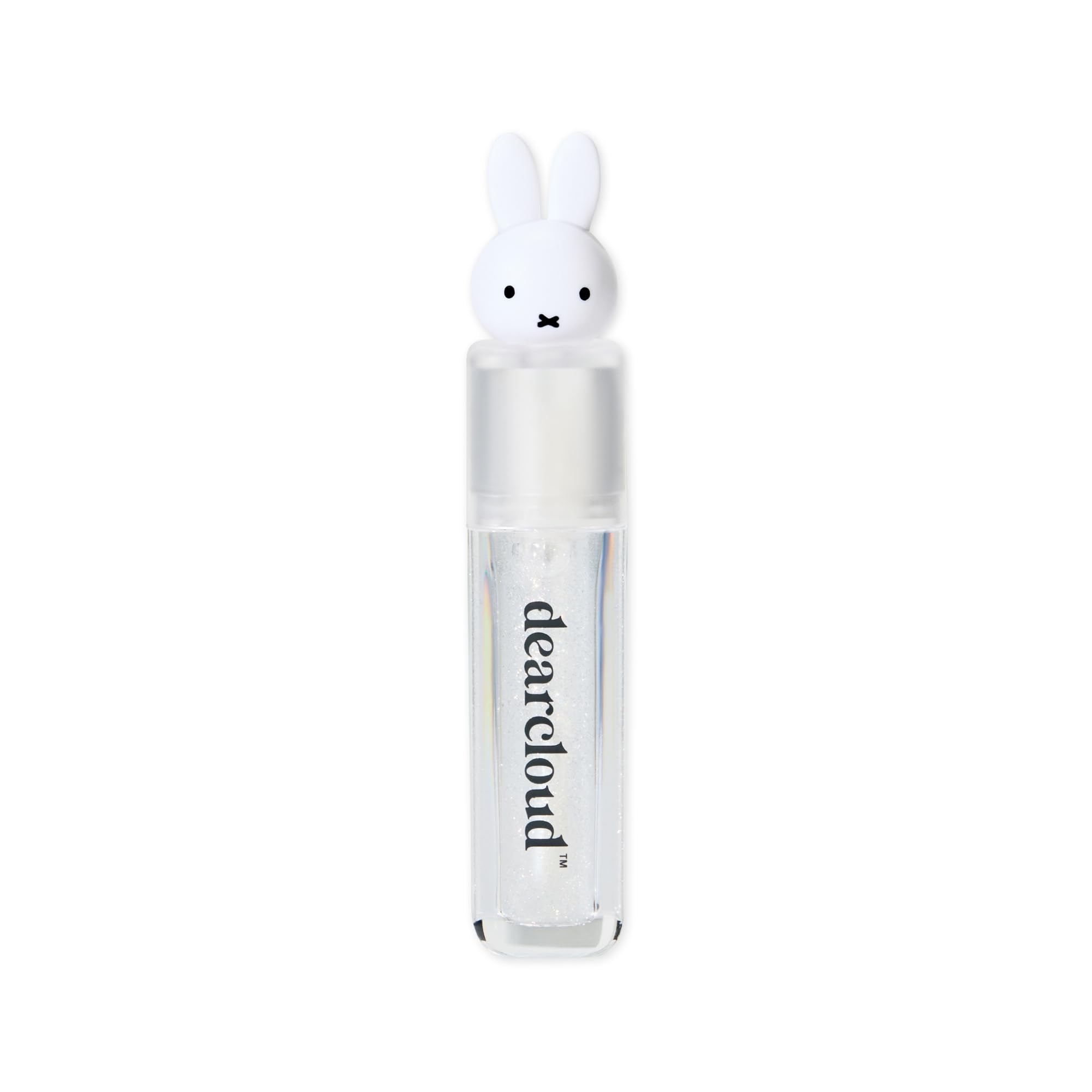 dearcloud Miffy Lip Serum Jelly – Clear Shimmer Lip Gloss for Hydration & Shine (Clear Skies)