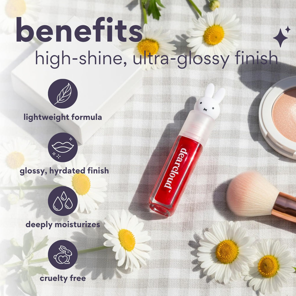 Miffy Lip Serum Jelly by Dearcloud – Hydration & Shine Tint (Dear Bun)