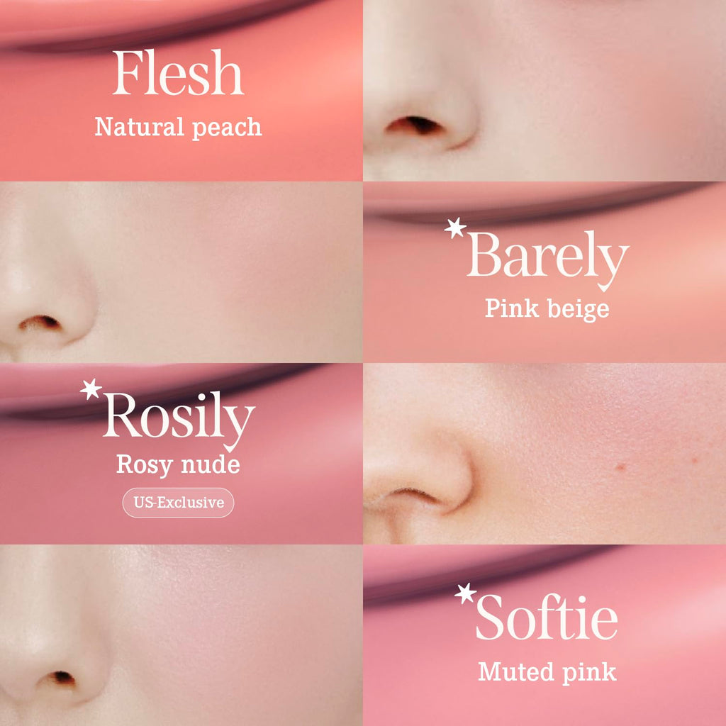 DEAR DAHLIA Petal Drop Blush Dreamy – Vegan Liquid Blush, Dewy Buildable Color