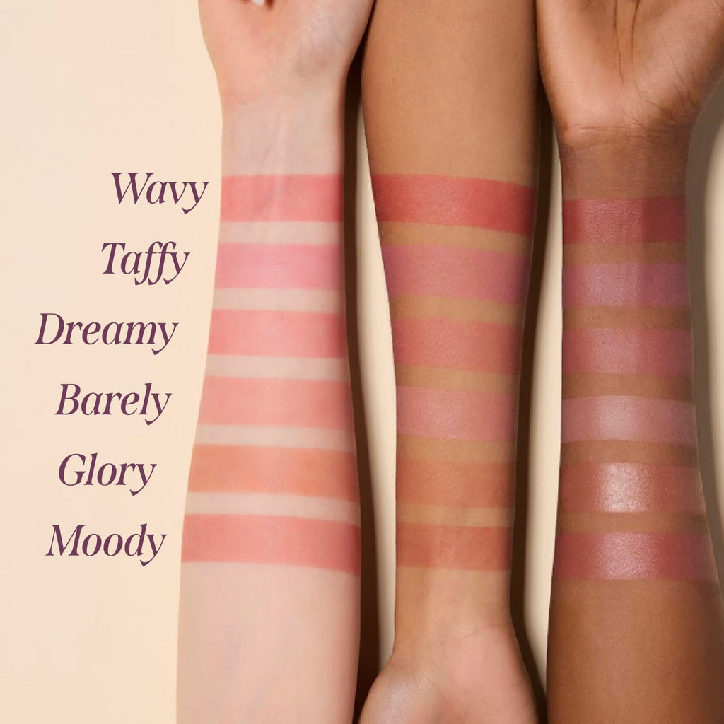 DEAR DAHLIA Petal Drop Blush (Taffy) – Vegan Liquid Blush, Dewy Finish