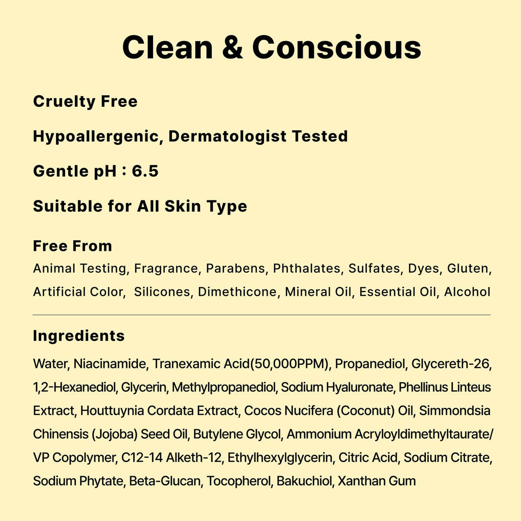 DearMYDEW 5% Tranexamic Acid Serum with 5% Niacinamide & Bakuchiol | Dark Spot Corrector