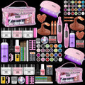 Deciniee Nail Kit for Beginners – All-in-One Acrylic Powder & Liquid Set with UV Light (Pink)