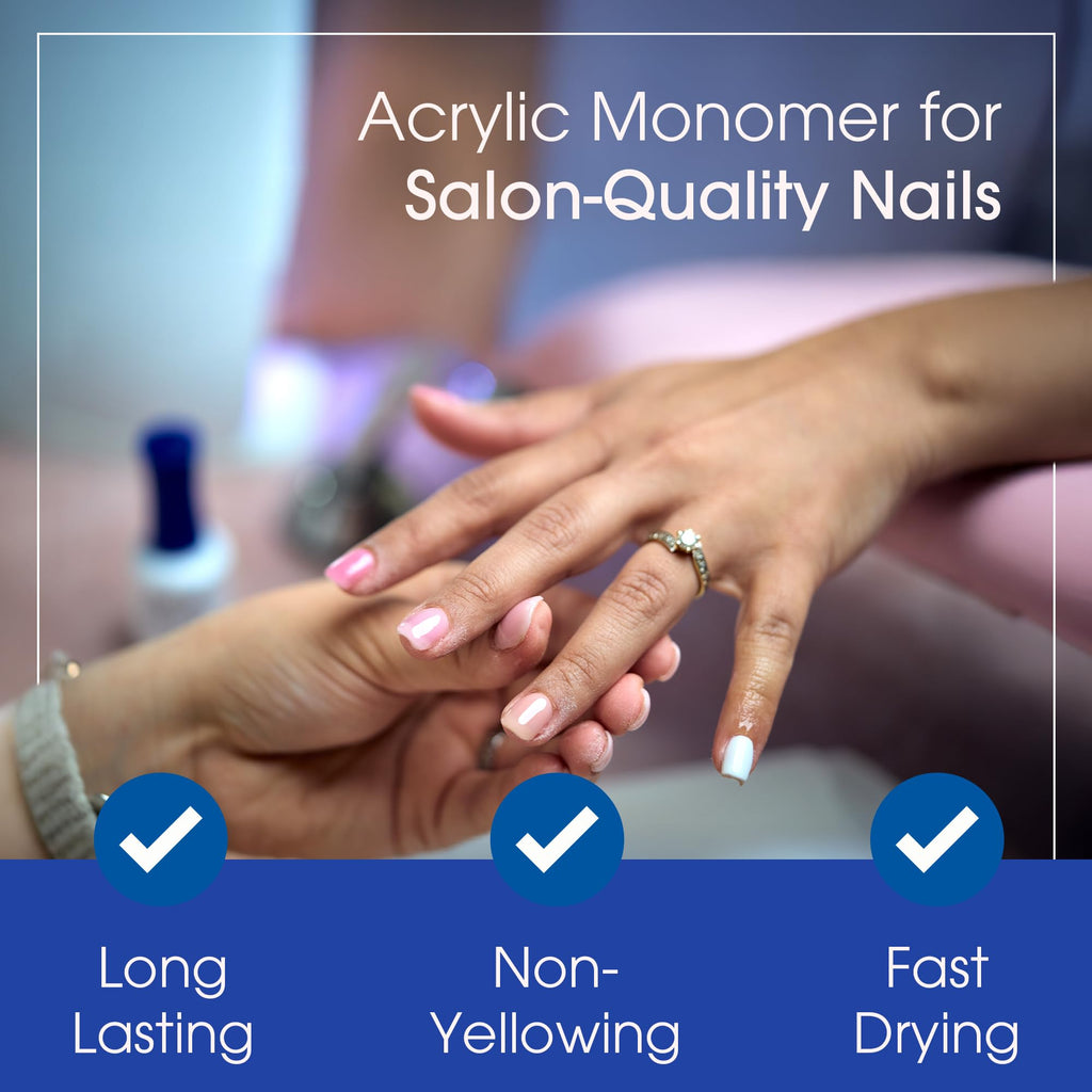 DeEnti Nomma Plus – Professional Liquid Monomer for Acrylic Nails (EMA), 16oz