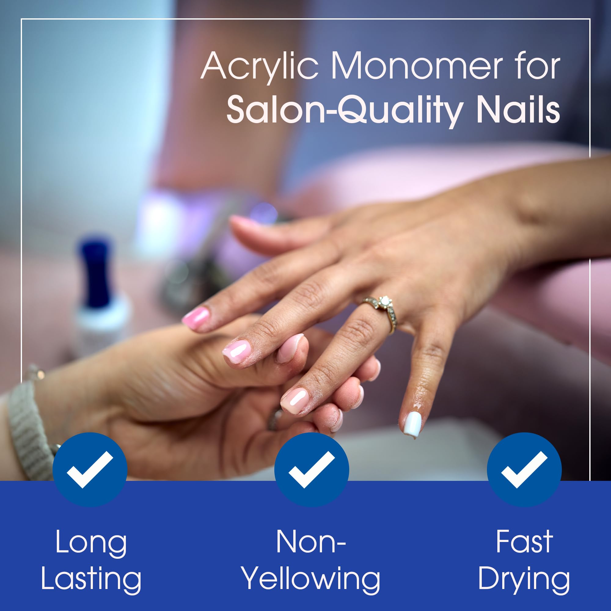 DeEnti Nomma Plus – Professional Liquid Monomer for Acrylic Nails (EMA), 16oz