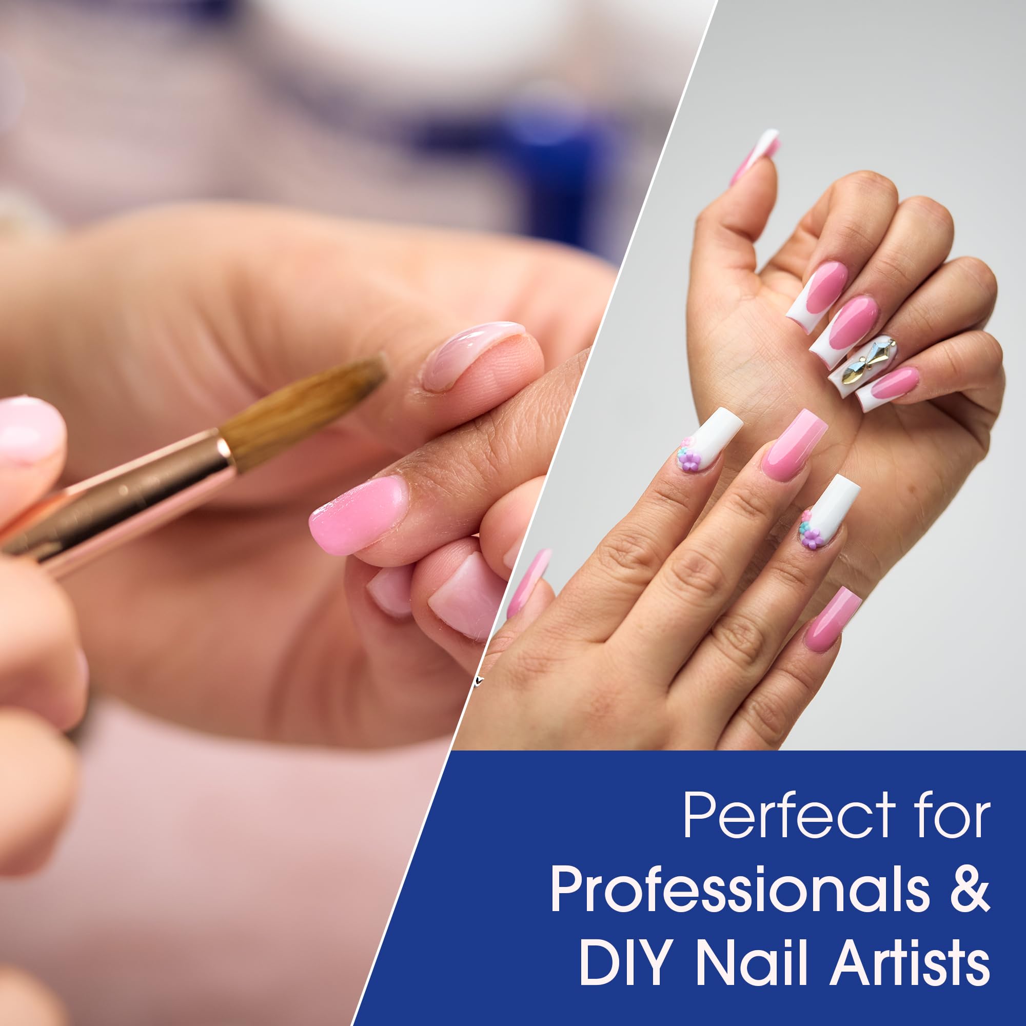 DeEnti Nomma Plus – Professional Liquid Monomer for Acrylic Nails (EMA), 16oz