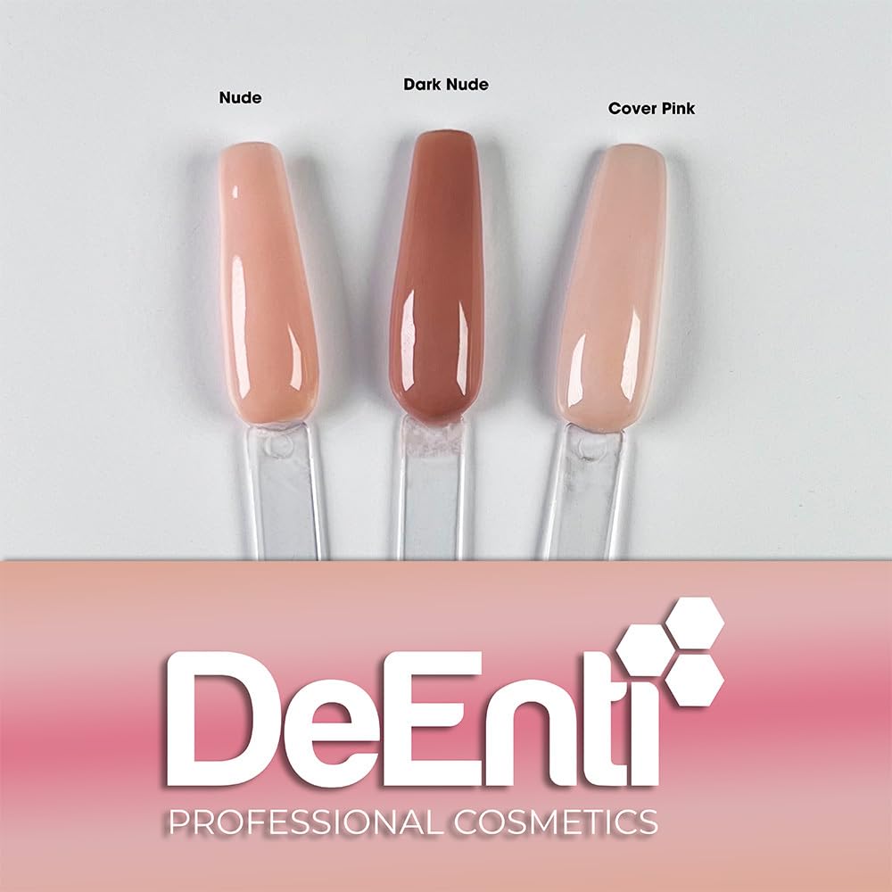 DeEnti Acrylic Nail Powder 2oz Dark Pink – Bubble-Free, Long-Lasting Nail Powder for Extensions & Overlays