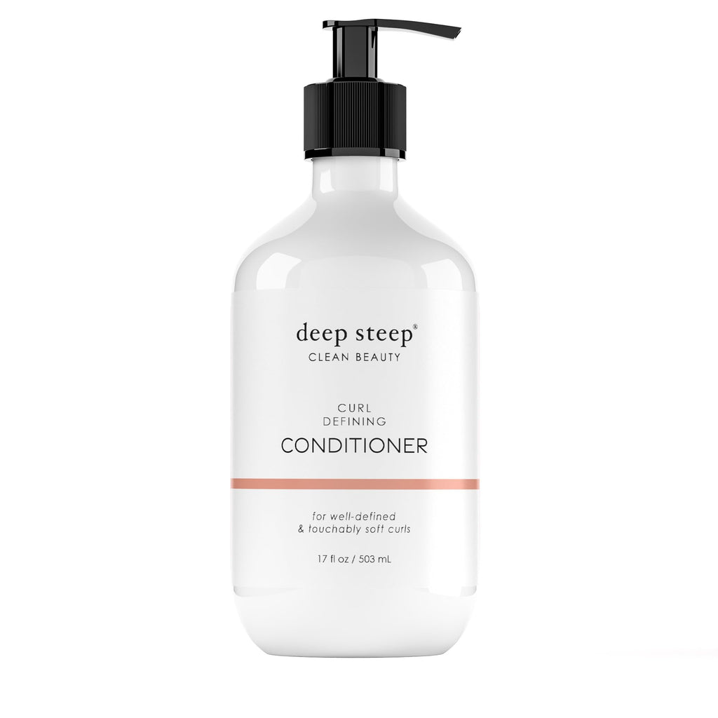 Deep Steep Curl Defining Conditioner – Silicone-Free Vegan Hair Care (17 oz)