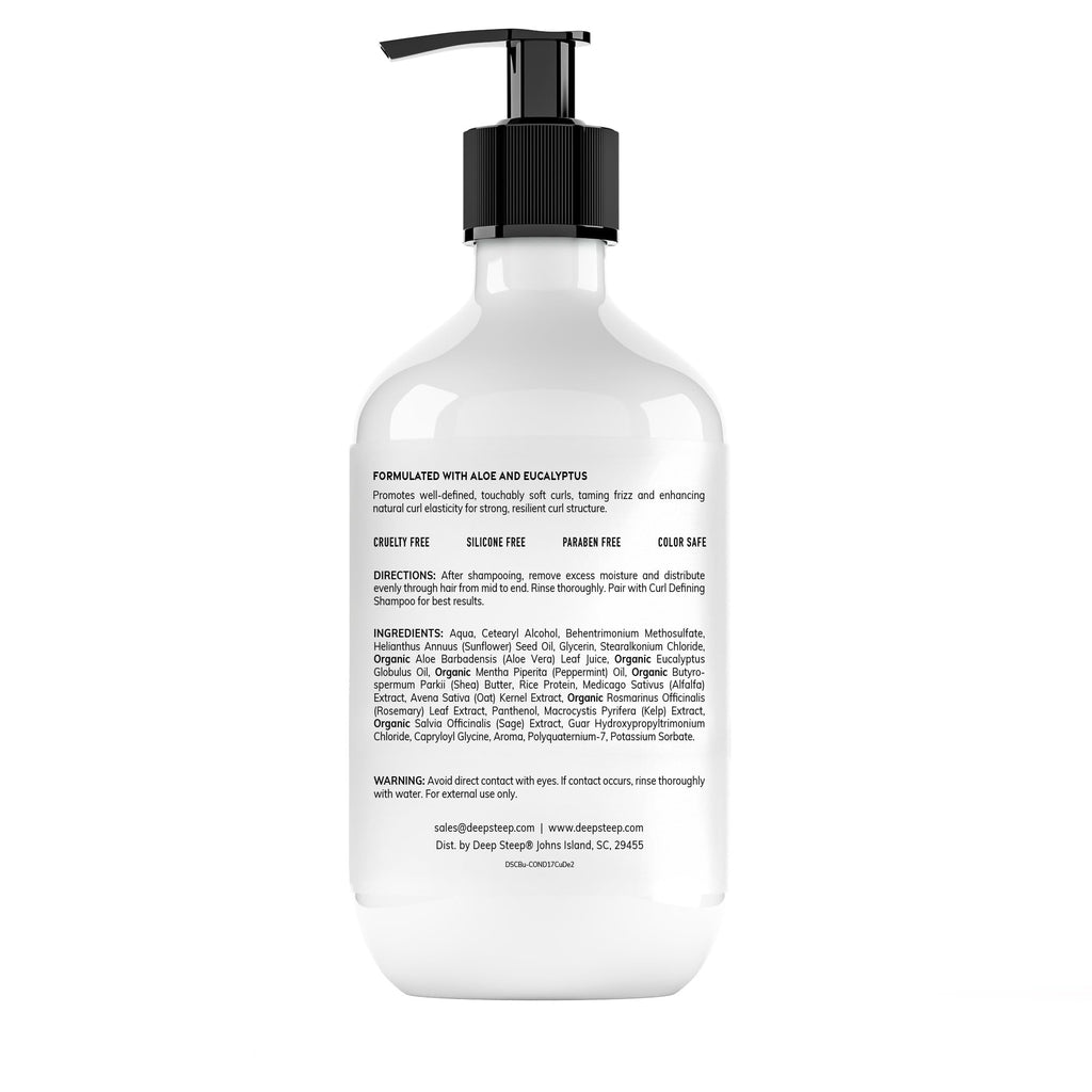 Deep Steep Curl Defining Conditioner – Silicone-Free Vegan Hair Care (17 oz)