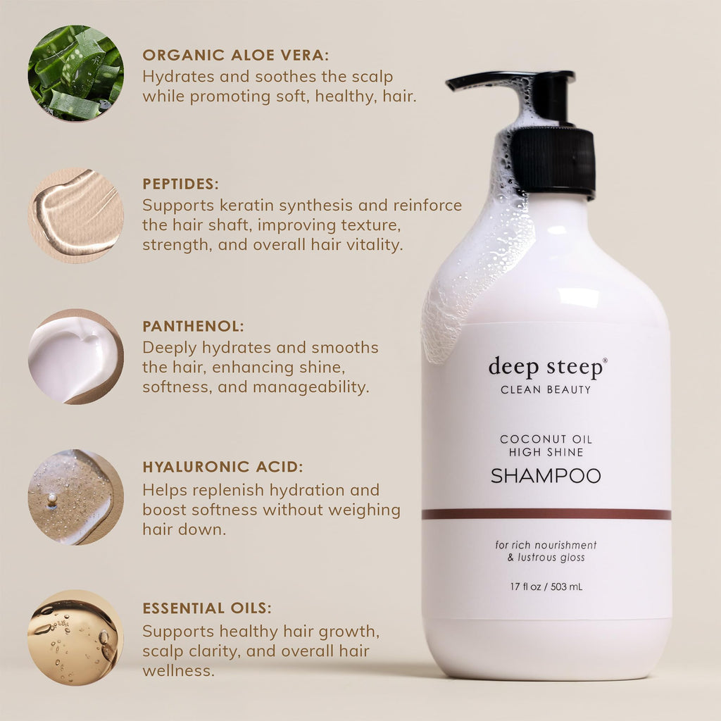 Deep Steep Curl Defining Shampoo – Sulfate-Free Moisturizing Shampoo for Curly Hair