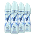 Degree Advanced Shower Clean Antiperspirant Dry Spray with MotionSense – 72-Hour Sweat & Odor Protection (Pack of 4)