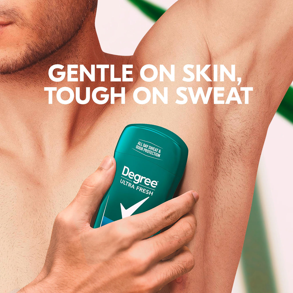 Degree Men Ultra Fresh Cool Rush Antiperspirant Deodorant Stick — 4 Pack (2.7 oz)