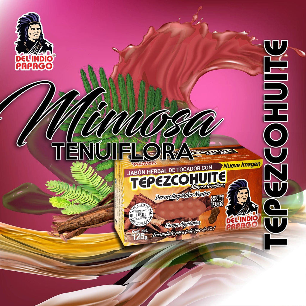 Del Indio Papago Neutral Soap with Tepezcohuite – 5x125g for All Skin Types