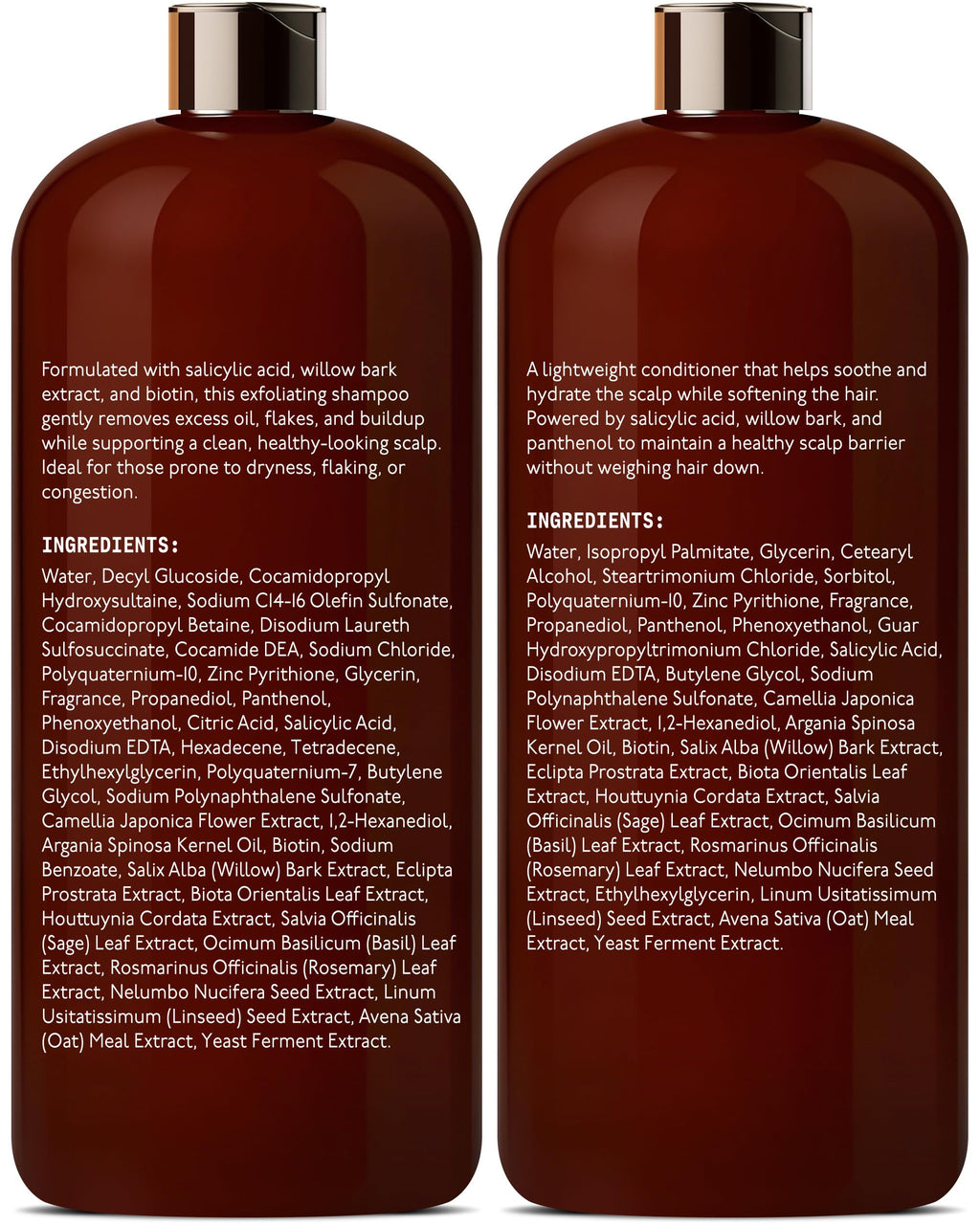 DEL SUR Scalp Cleansing Shampoo & Conditioner Set – Oil Control & Build-Up with Camellia Japonica
