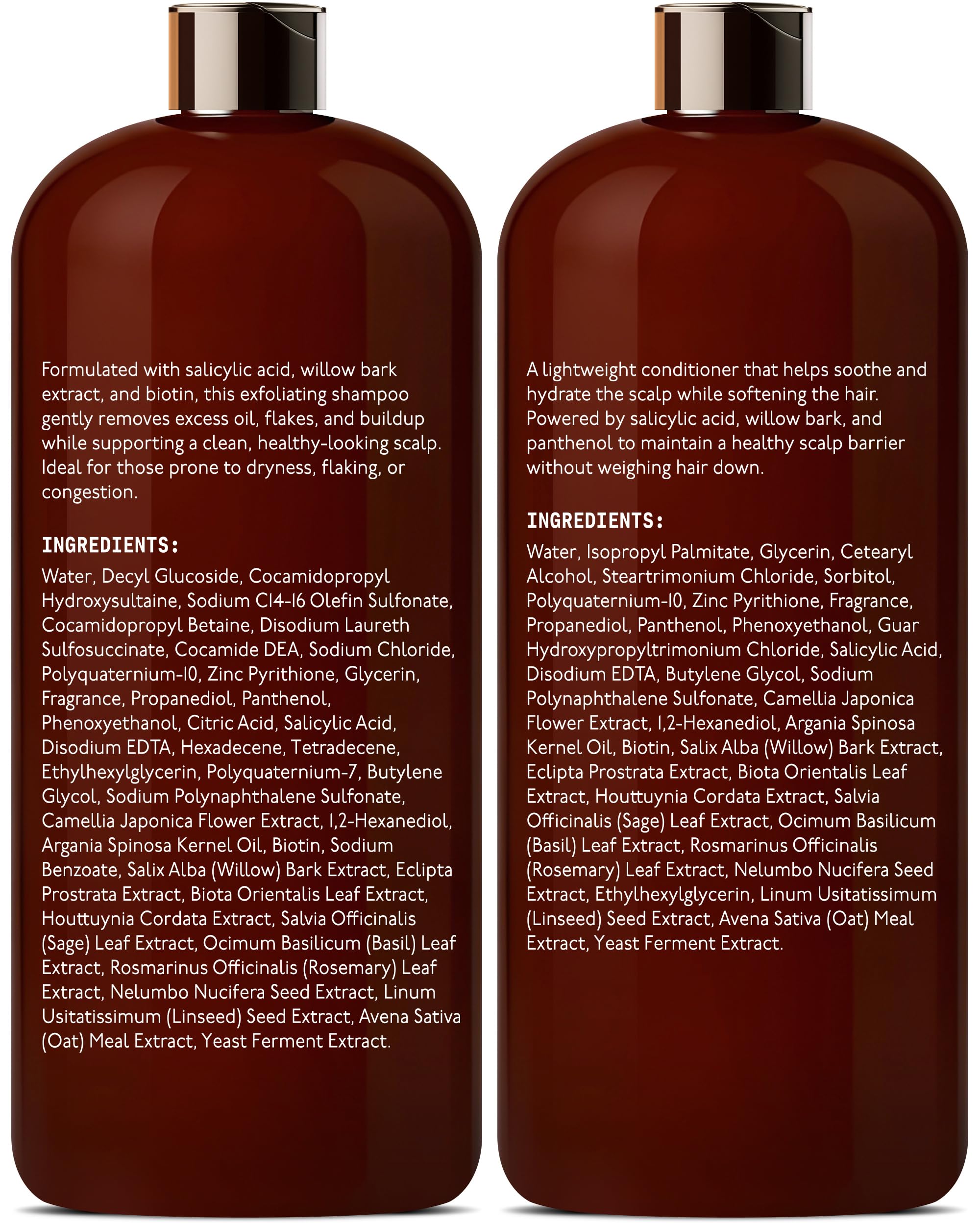 DEL SUR Clarifying Shampoo & Conditioner Set for Oily Scalp – 16 fl oz