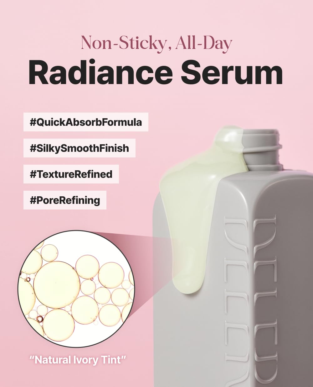 Delere Caviar Glow Serum — Smoothing Caviar Collagen with Niacinamide & Retinol for Radiant Glass Skin | 1.7oz