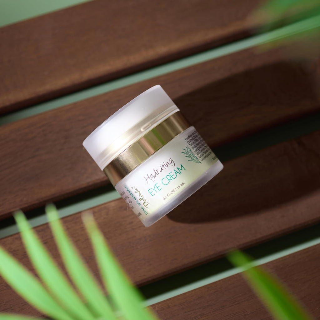 Delúvia Eye Cream Moisturizer | Hydrating Undereye Cream with Organic Aloe, Vitamin E & Rosehip Oil