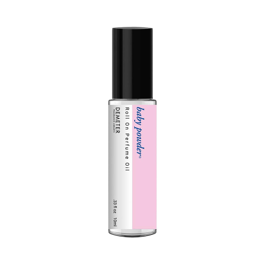 DEMETER Baby Powder Roll-On Perfume Oil – 0.33 oz, Long-Lasting Fresh Scent