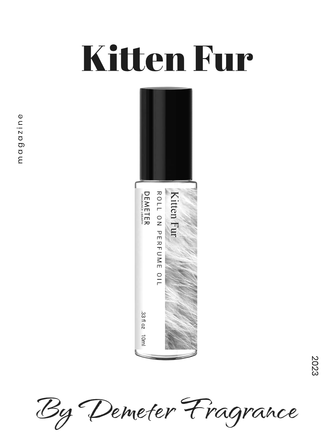 DEMETER Kitten Fur Roll-On Perfume Oil | 0.33 oz, Long-Lasting