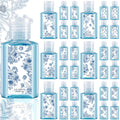 Demissle 30 Pcs Blue and White Flower Mini Aloe Vera Gel Wedding Favors – 1oz Travel Size